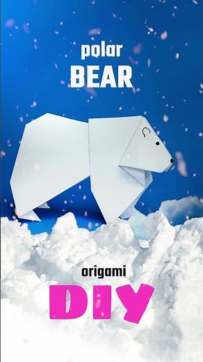 An Origami Polar Bear Comes to Life!
