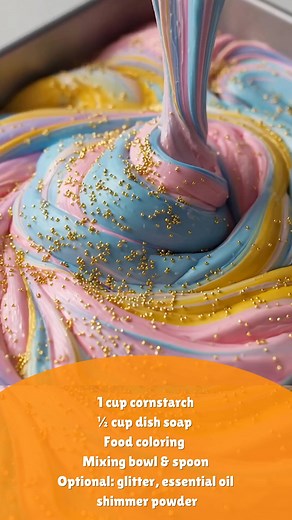 🫧 DIY Cornstarch & Dish Soap Bubble Dough Soft, stretchy, and full of color — this 2-ingredient sensory dough is pure magic! This recipe is perfect for kids (and adults!) who love hands-on play. It feels like a cross between slime and play dough — fluffy, stretchy, and scented like bubbles. ................................. Full Recipe in First Cօʍʍеոτ 👇 | Pure Pan Kitchen