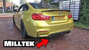20K views · 1.2K reactions | During a car event in The Netherlands, I have filmed this modified BMW M4 F82 which has been fitted with a decat Milltek exhaust system and a Mosselman stage 2 remap giving the car 540HP. In this video you can see some loud accelerations and revs! | Gumbal | Facebook