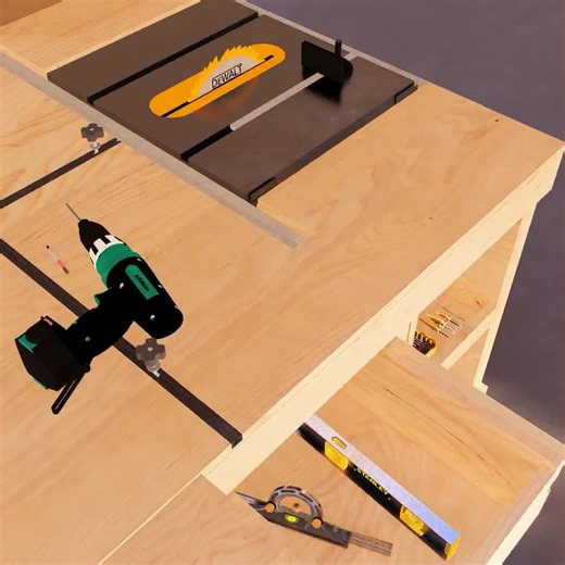 DIY Mobile Garage Workbench Plans, Versatile Station With Miter Saw Area, Drawers, Foldable Expandable Workspace, and Extra Storage Solution - Etsy