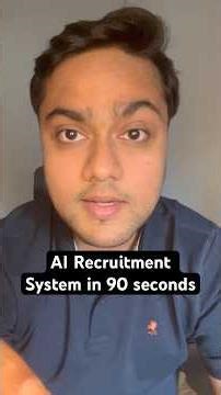 Automate your recruitment in 90 seconds with AI 🙌