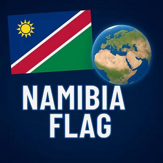 🇳🇦 What do the colors of the Namibia flag mean?