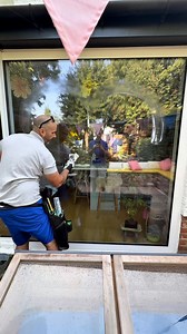 Just having some fun with a scrubbing pad 💦 #homeimprovementprojects #homeimprovment #homeimprovementspecialist #windowcleaning #scrubbingpads #scrubber #chris #havingfun #traditionalwindowcleaning | Chris's Window Cleaning