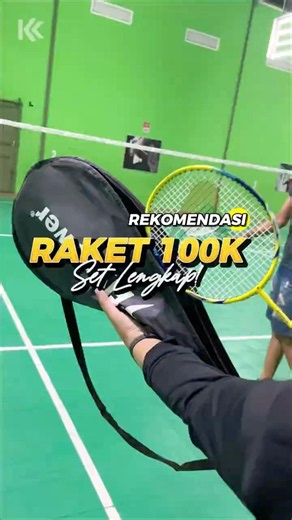 Raket badminton murah terbaik, andalan pro player wannabe nih! #raketpemula #shorts