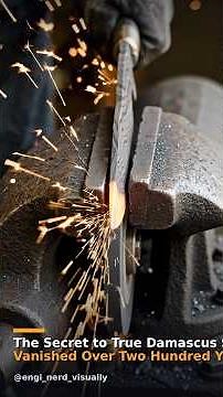 The Secret to True Damascus Steel Vanished Over Two Hundred Years Ago