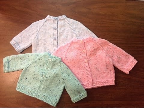 Star Stitch Raglan Baby Jacket by Stitch Niche