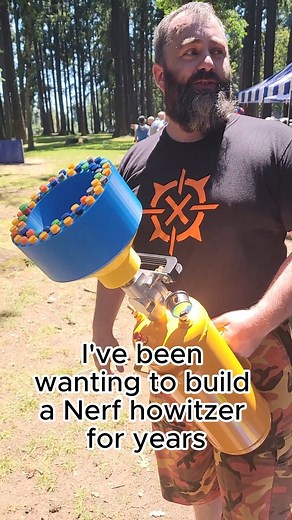 Nerf Artillery Cannon - 50 Dart Explosion #nerfcannon #nerfblaster #nerfnuke #nerfmods #nerfmodding #blaste #nerfblaster #nerfnuke #nerfmods #nerfmodding #blaste#nerffortniter | DrFlux