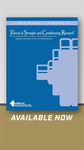 NSCA on Instagram: "Stay ahead with cutting-edge original research and practical applications in Issue 39.12 of the JSCR, available exclusively to NSCA Members: » Monitoring considerations for female athletes » Nutrition for female athletes’ performance » Trimester phased training during pregnancy » Effects of menstruation on speed performance UNLOCK NOW as an NSCA Member » link in bio. #NSCAstrong #strengthandconditioning #sportscience"