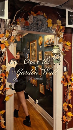 over the garden wall art show! full video coming soon 🎃🍁🍂