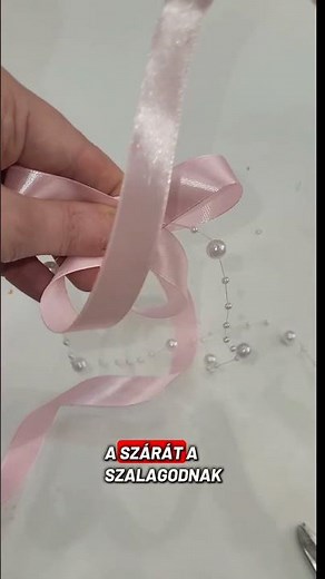 DIY Gyöngyös Masni Készítése – Szuper egyszerű és mutatós! #diy #kézműves #gyöngy #masnikötés