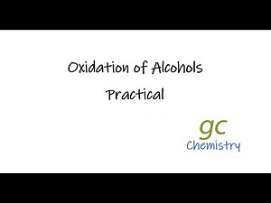 Oxidation of Alcohols Practical