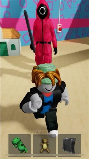 Shawn Played SQUID GAME'S PRISON RUN OBBY #roblox