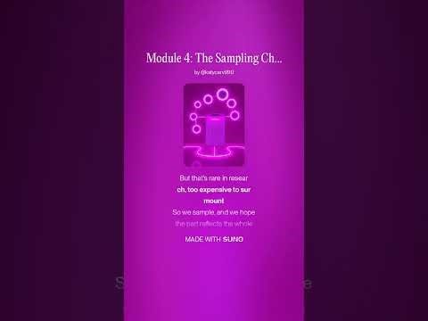 The Sampling Chain — Sampling Foundation Terms | COM 382 Study Song (lyric video only)