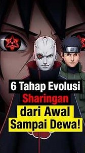 The 6 Stages of Sharingan Evolution: From Beginner to God!? #animeshort #naruto #itachi