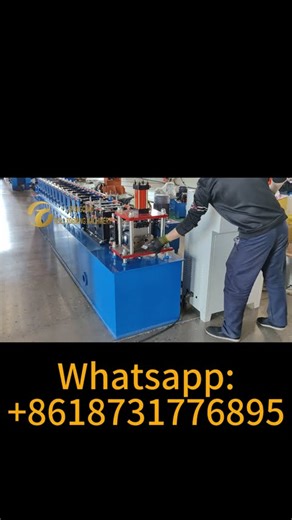 Roller steel rolling shutter door guide slat roll forming machine #machine #factory#shutterdoor