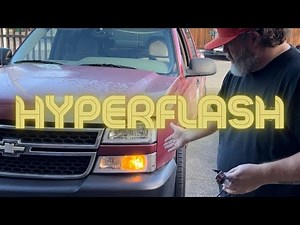 How to fix LED HYPERFLASH, 99-07 Chevy Silverado. Parts list in description!