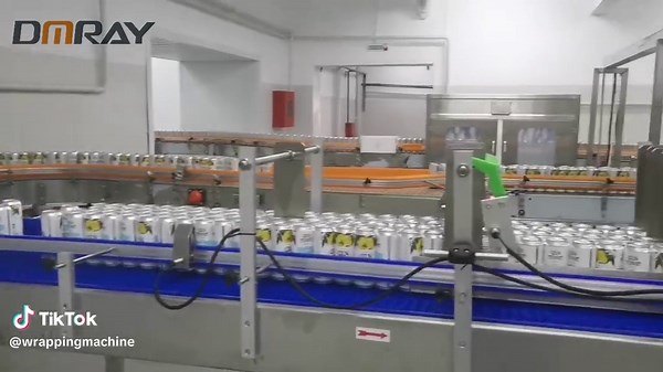 Automatic Aluminum Cans Shrink Wrapping Machine