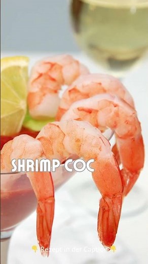 ✨🍤 Rezept-Idee: Klassischer Shrimp Cocktail 🍤✨ #shorts