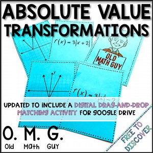 Absolute Value Functions Card Game
