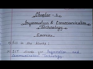 Information and communication technology chapter 3 questions answer class 9 computer edition 2021