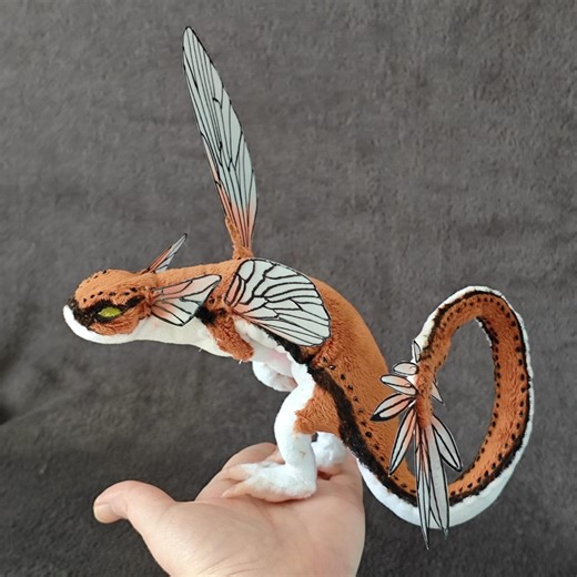 Poseable Fairy Dragon Art Doll – Handmade Fantasy Sculpture, Mythical Creature Collectible - Etsy