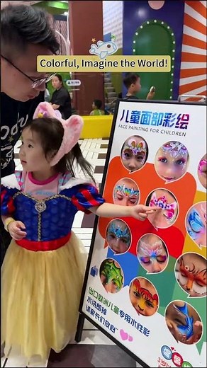 🌸Beautiful face painting tutorial #art #painting#face painting#face art