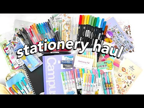 HUGE stationery haul | stationery pal 🌟