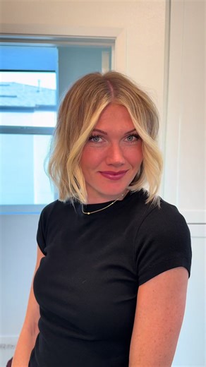 1.5 inch curls with @Bio Ionic 🫶🏼 #hair #bob #hairtutorial #haircut #hairstyle