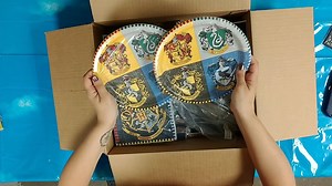 This wizard party box features Harry Potter tableware, wizard wands, and more! | Discount Party Supplies | Facebook
