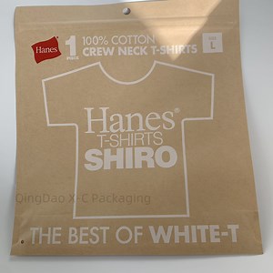 [Hot Item] Wholesale Resealable Recycle Stand up Window Food Kraft Paper Packaging Pouch Zipper Sealed Bag for Coffee Tea