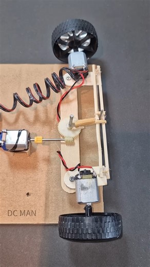 1.5K views | Car Steering Mechanism ｜ #dcgearmotor #dcmotor #tech #diy #motor #youtubeshorts #experiment #dcmoter | MV TC | Facebook