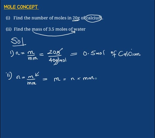 Mole Concept - chemistry | Advance Learning Academy