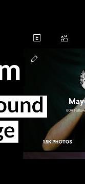 Eyeem Tutorial - How To Change Eyeem Profile Background Image?