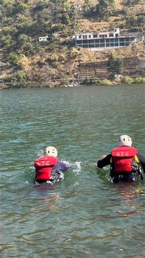 Swimming practice in kayaking classes #learnkayaking #kayak #kayaking #shorts #viral #seakayaking