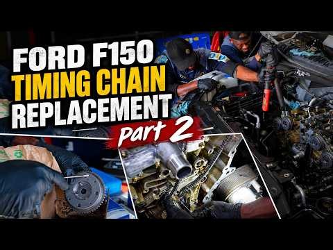 Timing Chains & Phasers Replacement on Ford F150 - PART 2 - Strange Engine Noise During Cold Start