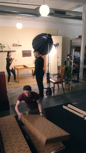 5.1K views · 30 reactions | Behind the scenes: Assembling tables non-stop for our upcoming Modular Table Kickstarter on April 10th!  Check out our Kickstarter page to get notified when we launch!  https://kck.st/3wkUv83 #modulartable #gamingtable #kickstarter | Wyrmwood | Facebook