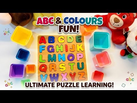 Learn ABCs and Colours: Educational Puzzle Activity for Kids