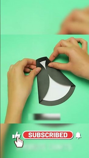 🐧 DIY Penguin Paper Craft | Easy Winter Handcraft for Kids | Cute Animal Art 🎨#creativecrafts #viral