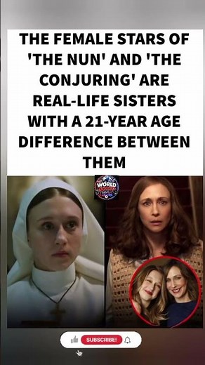 horror movie twist nobody expected 😳🎬#thenun#theconjuring#verafarmiga#taissafarmiga#horror#hollywood