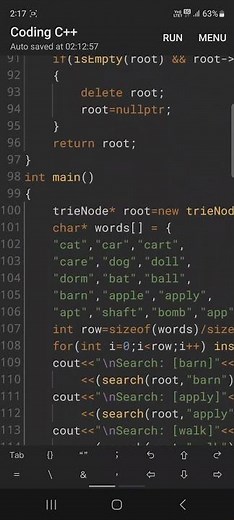Trie Data Structure in C++ | Insert, Search, Autocomplete & Delete
