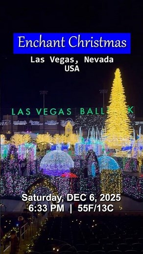 Come See The World’s Largest Christmas Light Maze❗🎄 | Enchant Christmas | Las Vegas, NV | USA