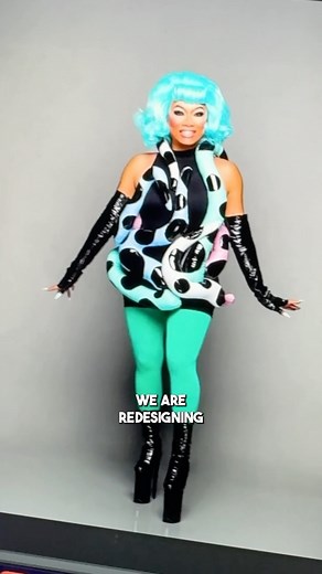 ASHLEY MADISON on Instagram: "Part 12 | Redesigning Outfits! Jujubee’s Tentacle dress edition!"
