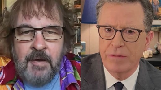 Stephen Colbert announces he's co-writing a new 'LOTR' movie on a video call with Peter Jackson