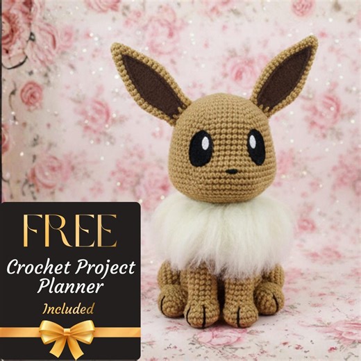 Eevee Pokemon Crochet Pattern - Children Toy | DIY - Etsy