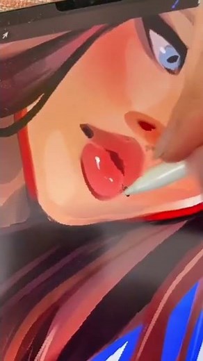 Drawing Dove Cameron on Procreate