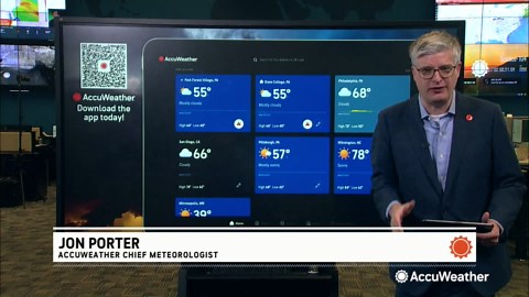 Prepare for any weather anywhere on the free AccuWeather app