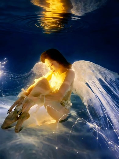 Get your luminous angel wings! 🤍✨🤍✨👼 #mermaidtailsforsale #mermaidcosplay #mermaid #mermaidtailsforsale #mermaiddiving