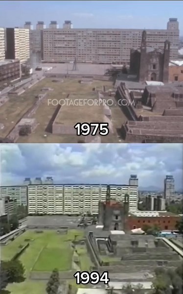 Urban Landscape Transformation: Aerial Views Over Decades