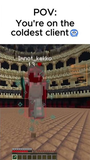 POV: You're cold🥶 #bypass #minecraft #bypassing #hypixel #pvp #bedwars #cold #shorts #anydesk