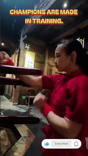 Wing Chun Wooden Dummy Training 🔥 | Fast Hand Speed & Close Combat Skills #shorts